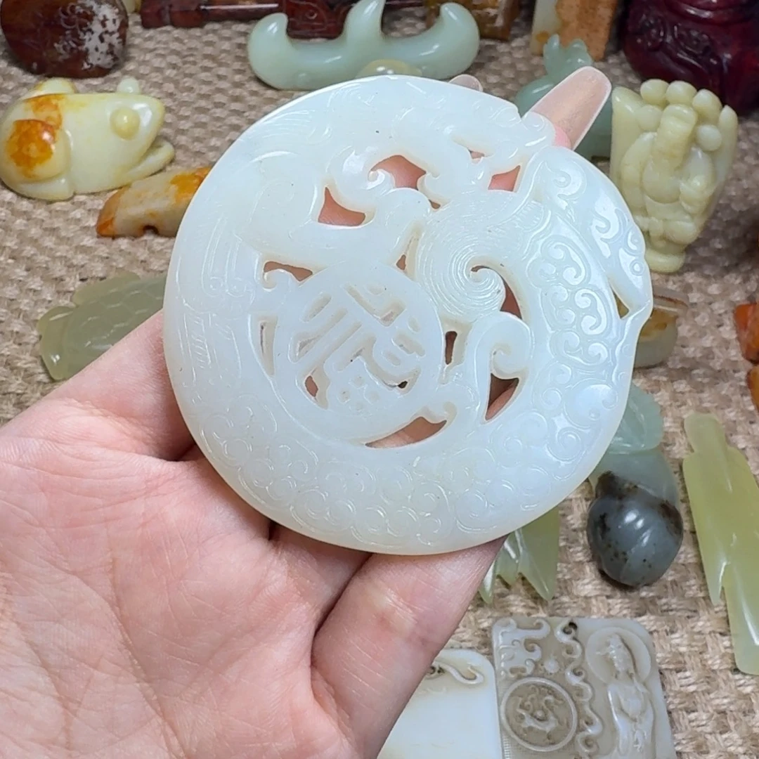 吊坠白玉菩提挂件