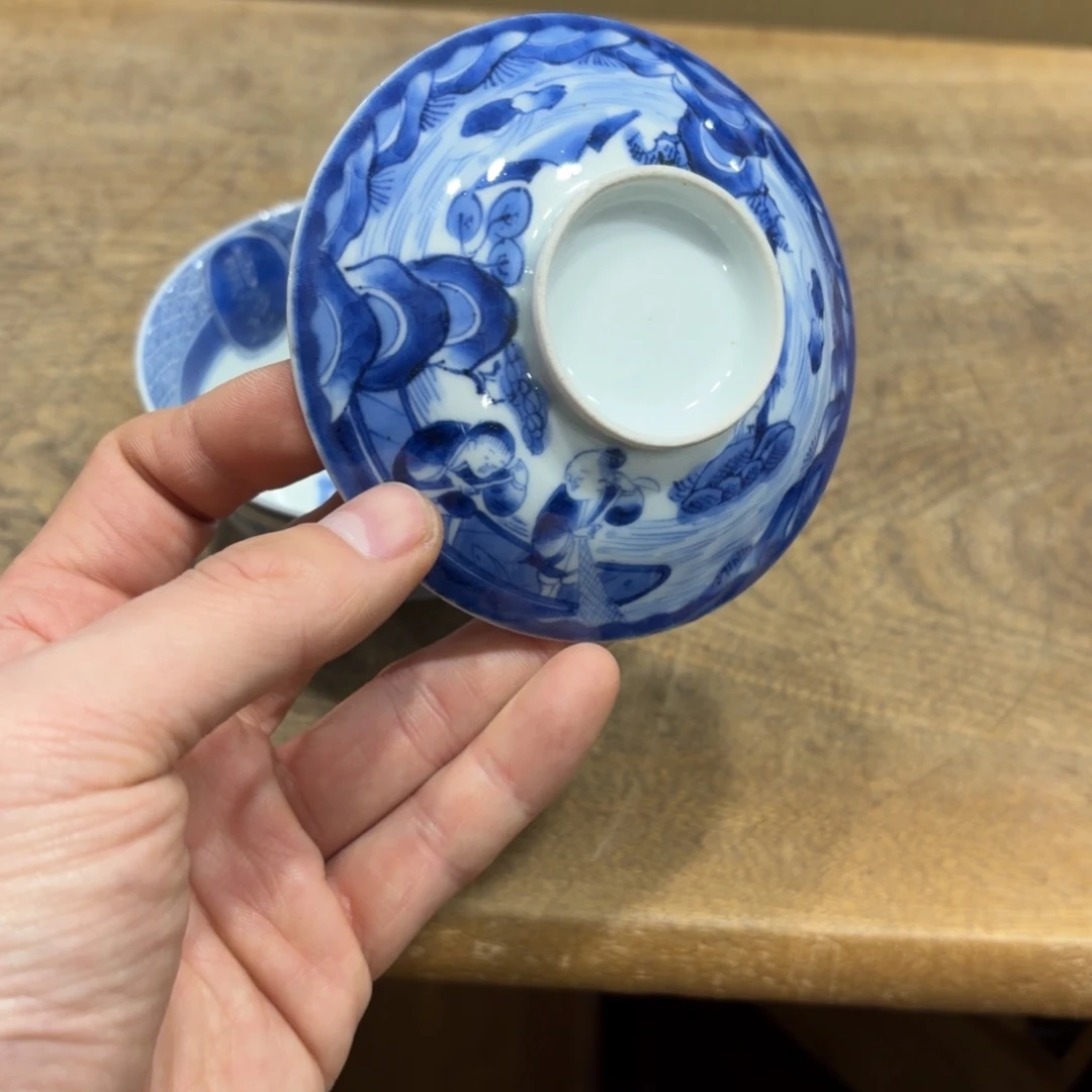 青***松般若中古美术工艺品