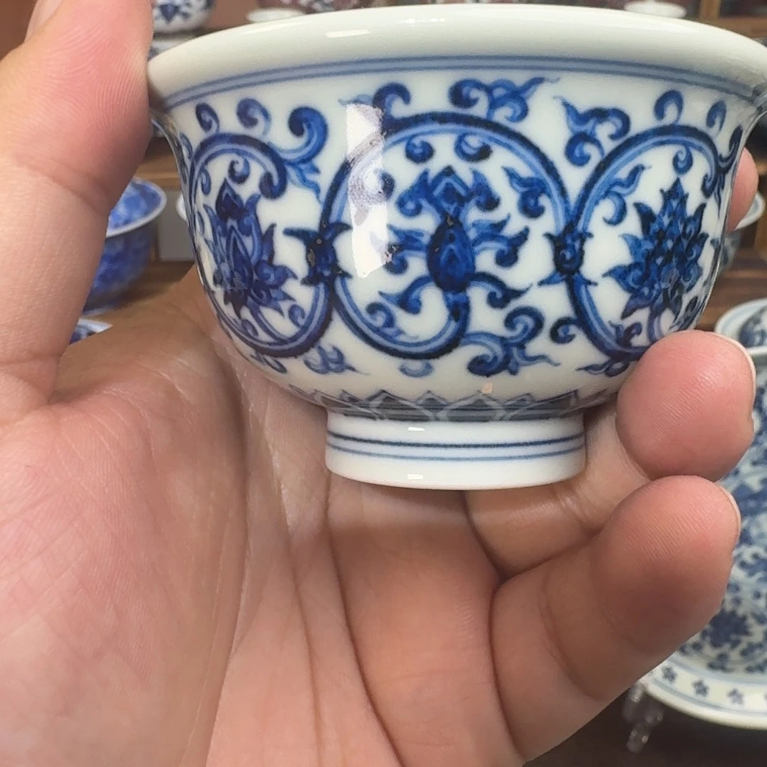 杯子陶瓷纯手工手绘瓷瓷