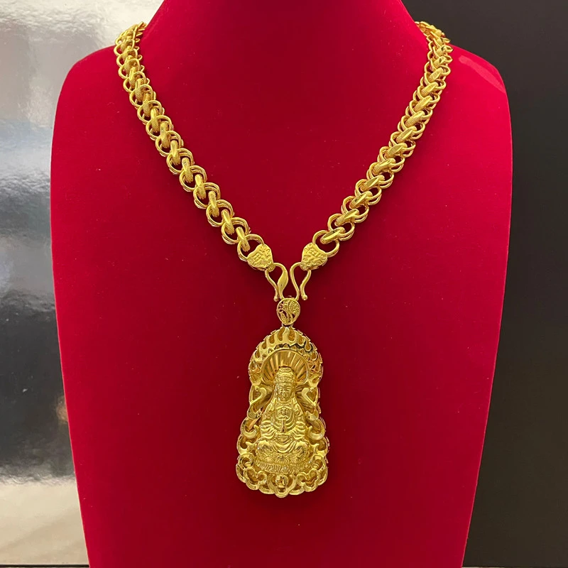 合金项链 首饰大气气质链子金色【泰链】男士合金项链饰品时尚款