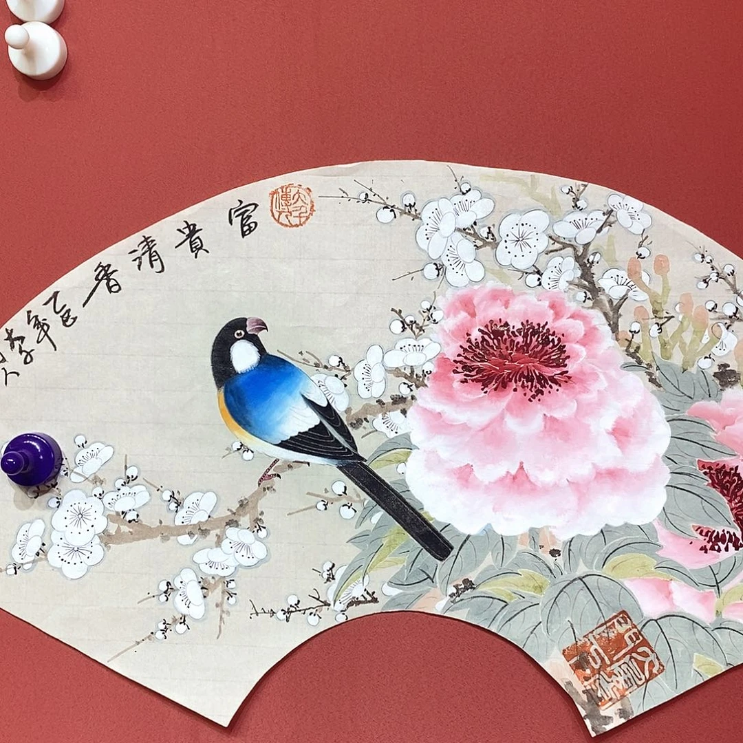 国画大风堂嫡传-侯果山老师作品路