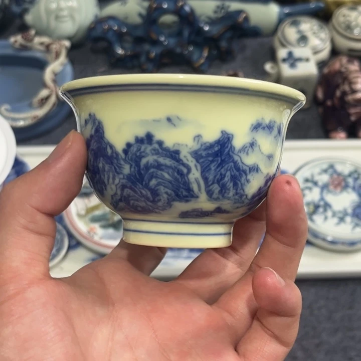 摆件景德镇陶瓷杯子