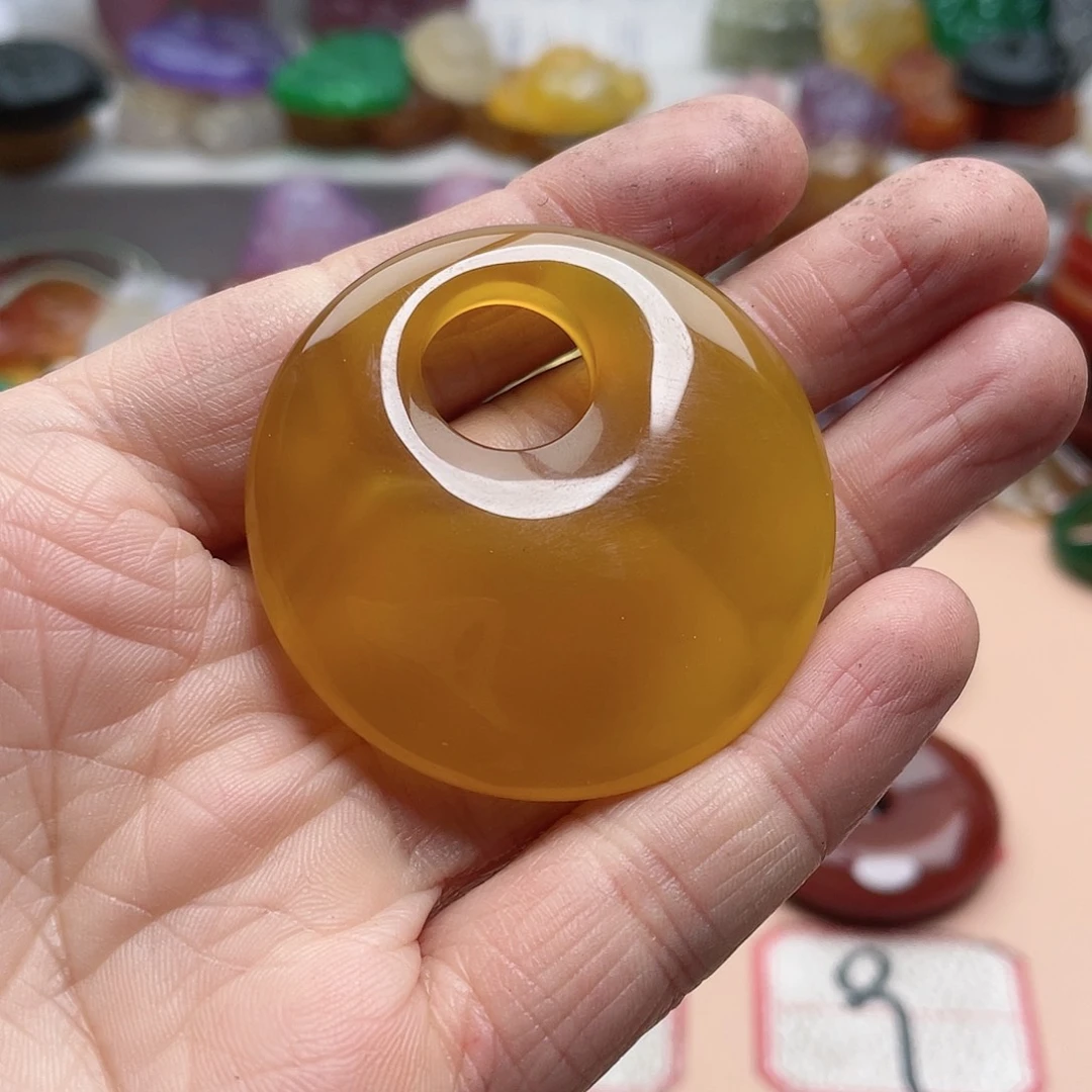 玛瑙/玉髓颈饰合金闹*