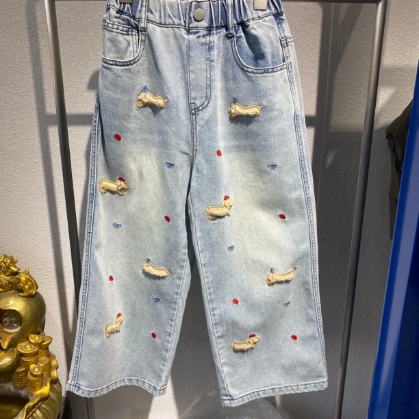 1123儿童满标小狗牛仔裤