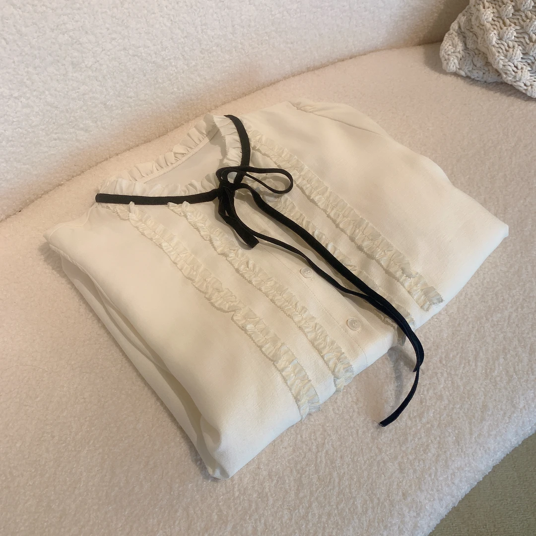 吉米赛欧 【早春飘带衬衫】1E2331157 潮流衬衫