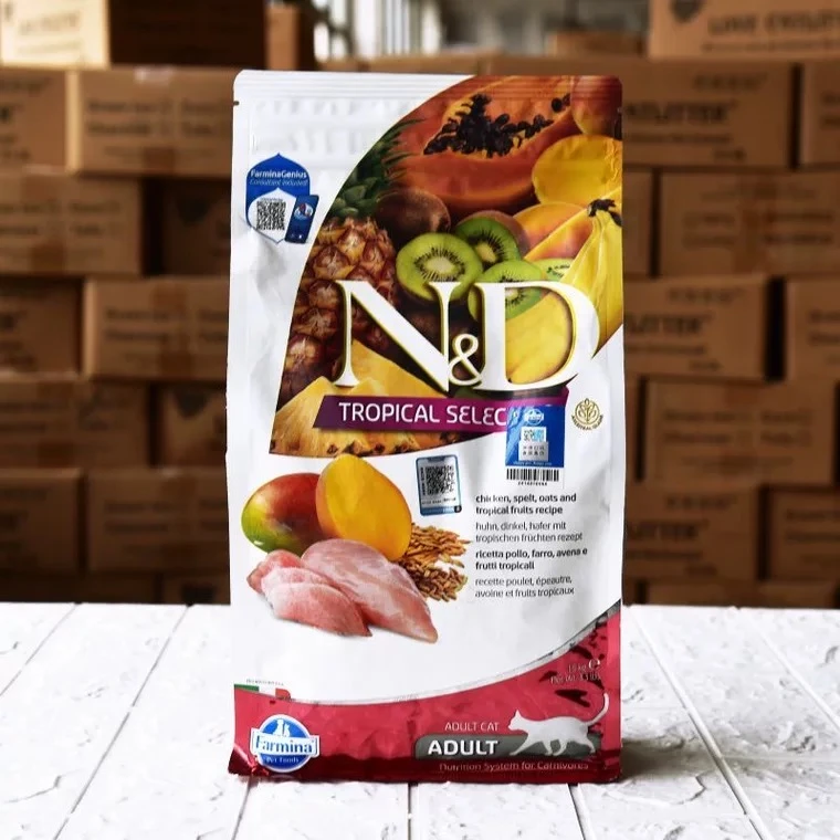 意大利Farmina法米娜成猫粮热带水果系列配方鸡肉配方1.5kg