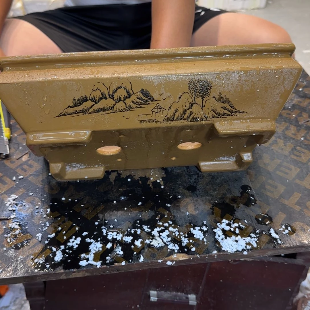 紫砂花盆口径31.21.11口径