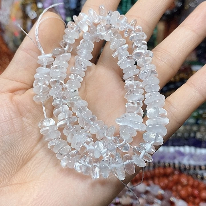 未镶嵌玛瑙/玉髓珠宝半成品天然白水晶