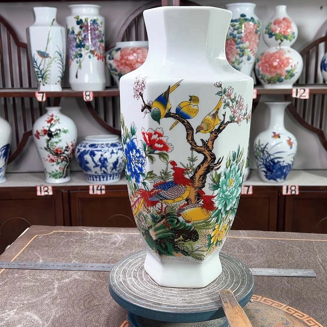 摆件景德镇陶瓷6牡丹