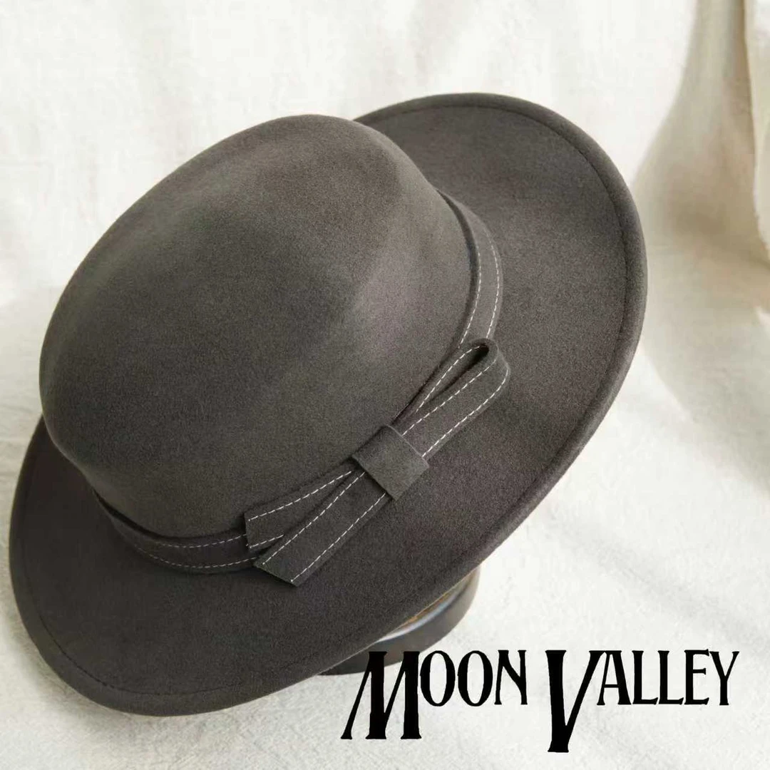 Moon Vallye 【少量】一个简单的平顶康康帽 MV6837