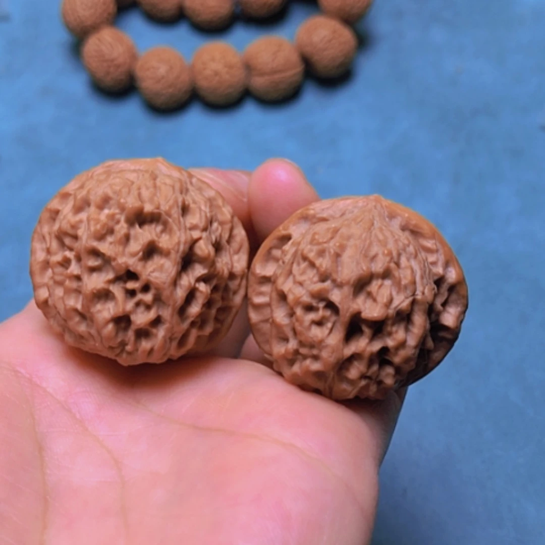 【闪购商品】核桃摆件34金锭元宝有修