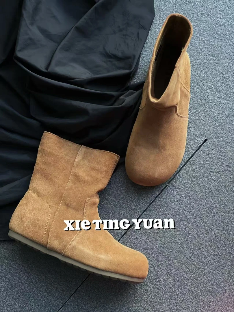 微瑕两穿保暖冬季勃肯鞋女短靴2973