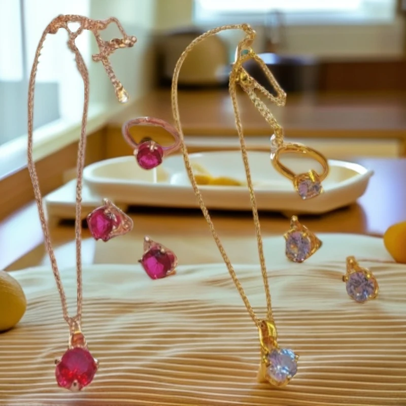 铜合金石英石项链 2025新款项链