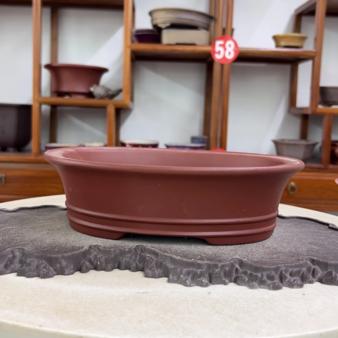 紫砂花盆瑕疵6-22-17。。。