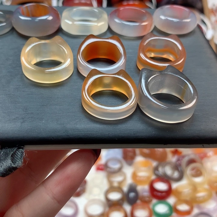 玛瑙/玉髓手链未镶嵌旯*