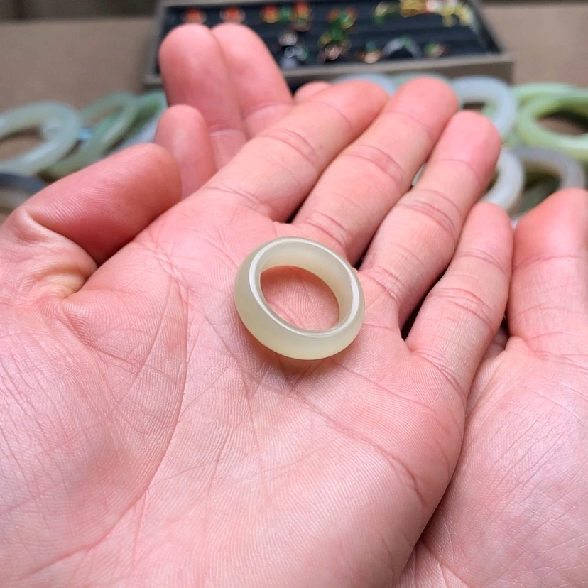 【闪购商品】和田玉戒指未镶嵌运****姐