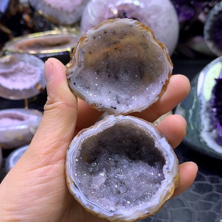 水晶蚕丝盆未镶嵌