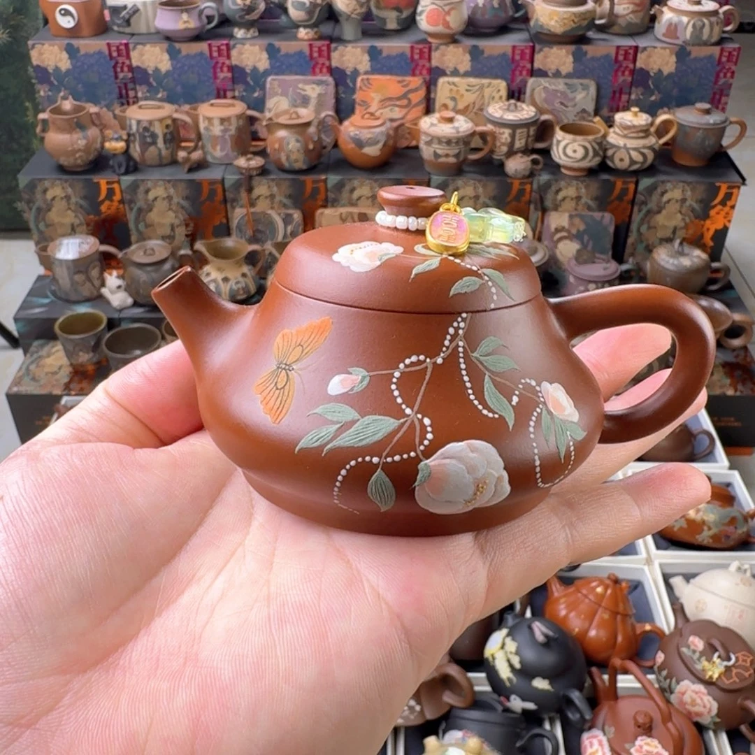 茶壶紫砂100cc原矿精工半手