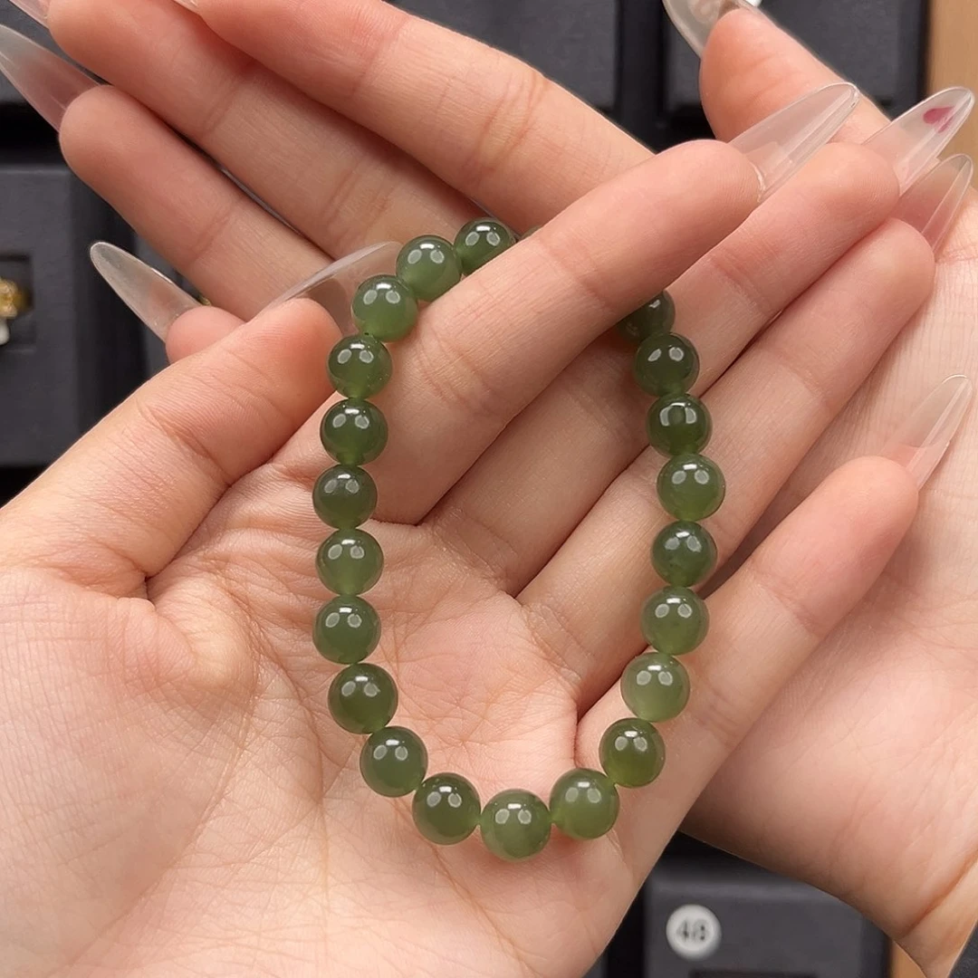 和田玉手串未镶嵌