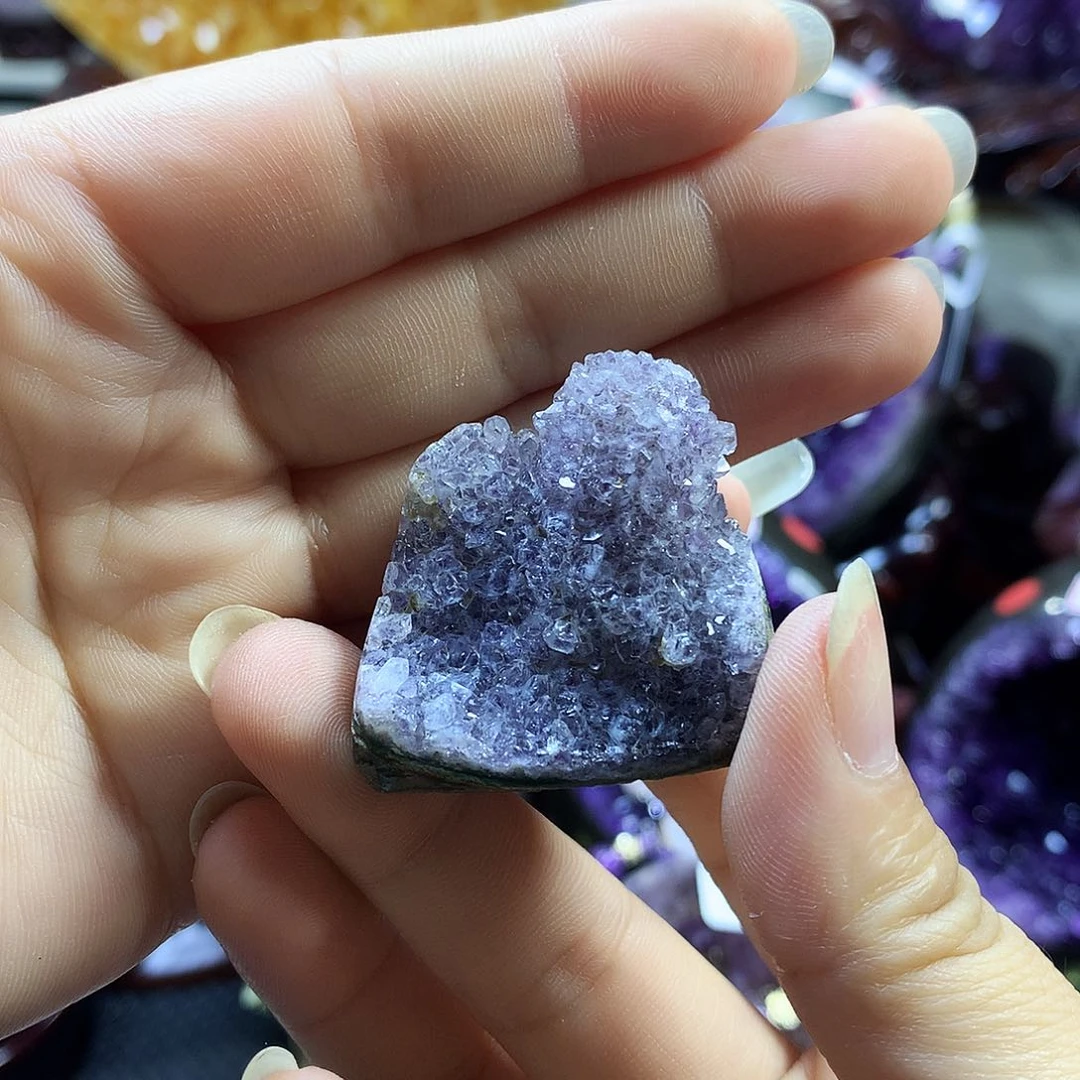 未镶嵌紫晶大型摆件（非配饰）莹