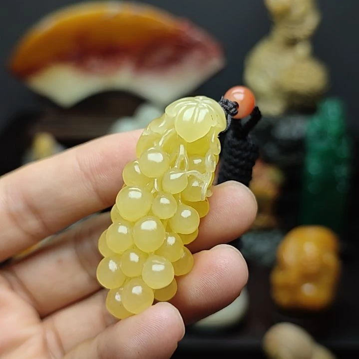 寿山石芙蓉石挂件