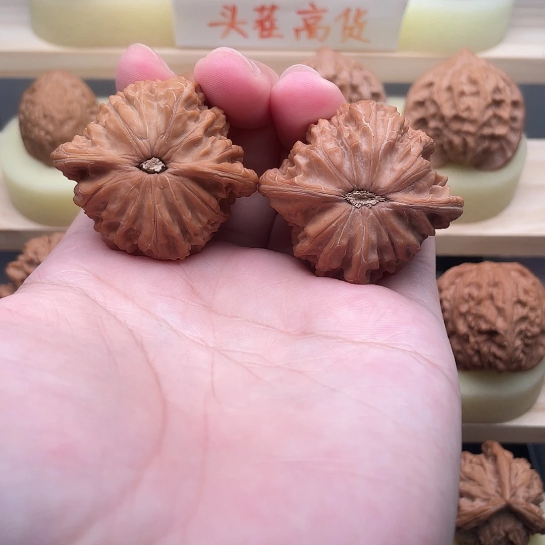 吊坠文玩核桃全品正磨43➕