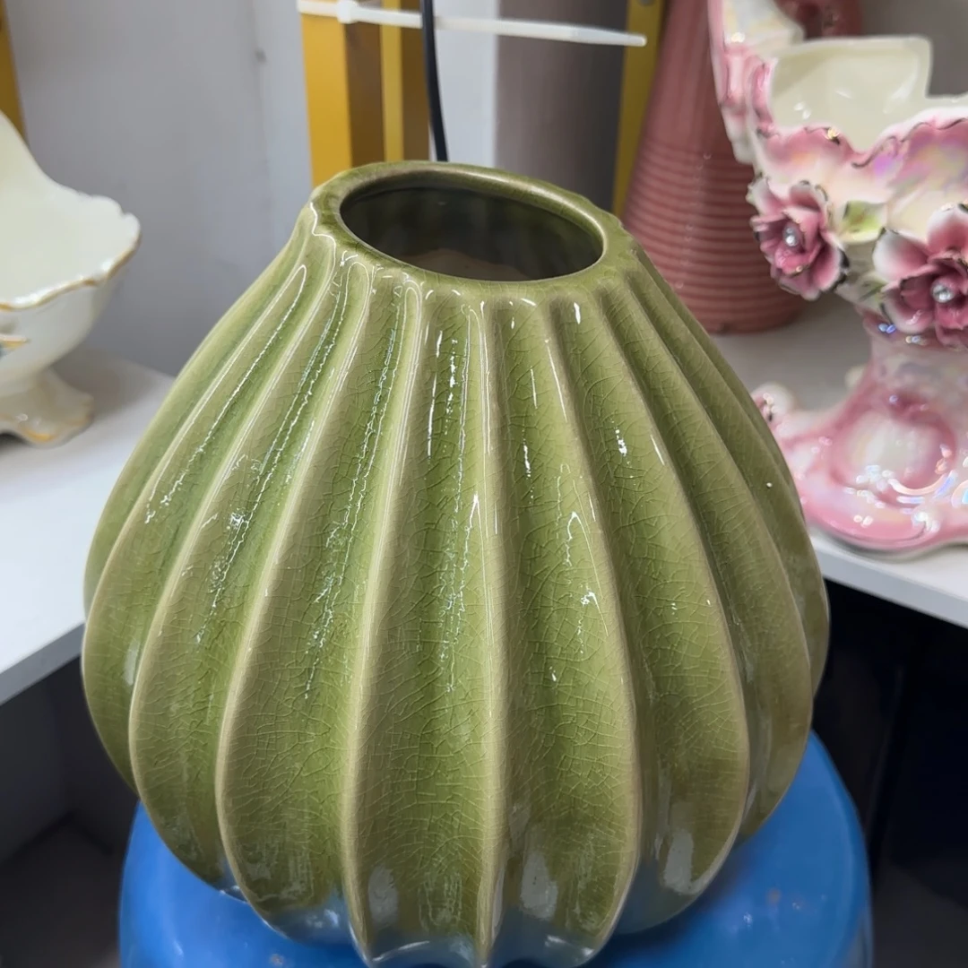 瓷片陶瓷工艺花瓶摆件