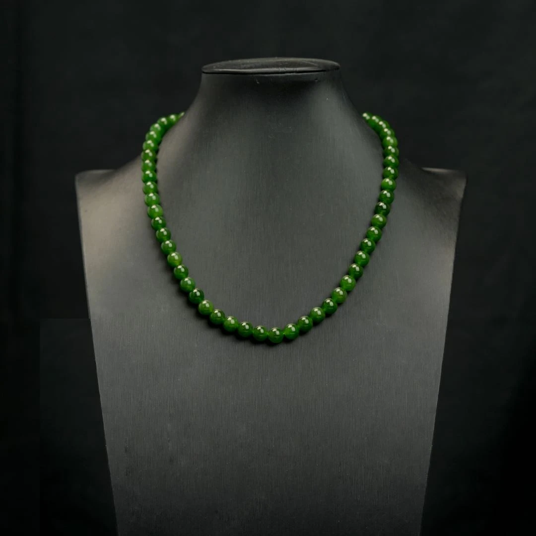 【初见珠宝】和田玉项链5-2CH248X95【多样性发一件】约7mm+