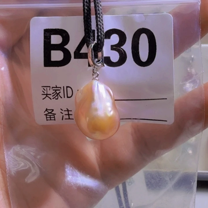 淡水珍珠银S925镶嵌颈饰