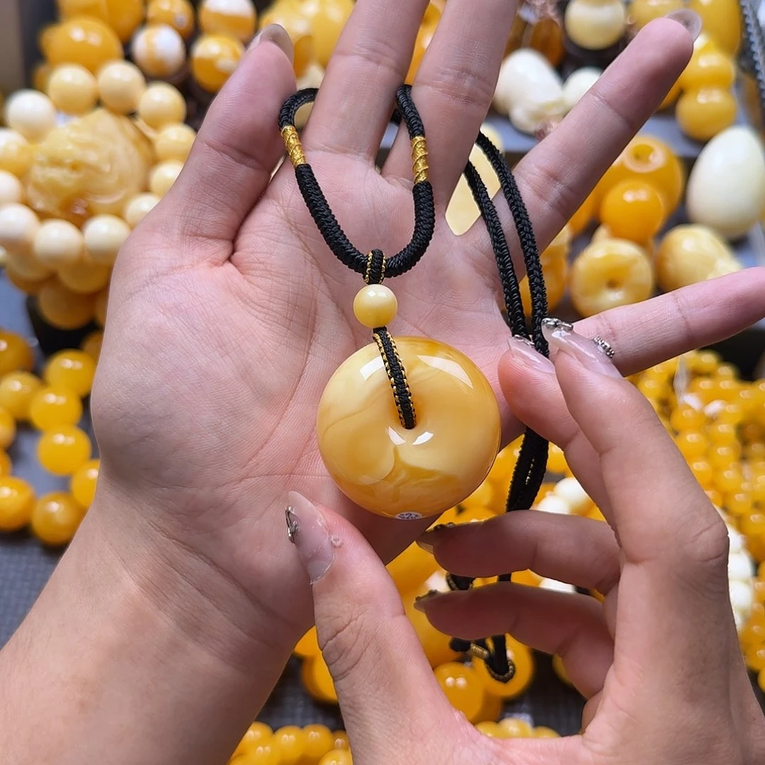 未镶嵌蜜蜡珠宝奇石平安扣