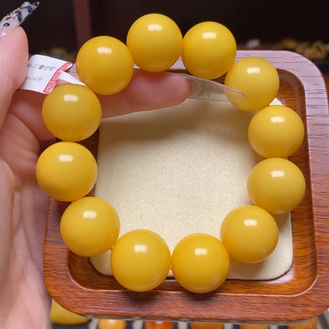 【闪购商品】蜜蜡手链未镶嵌手串