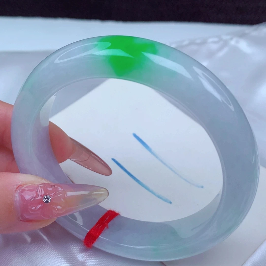 天然缅甸翡翠A货  54圈