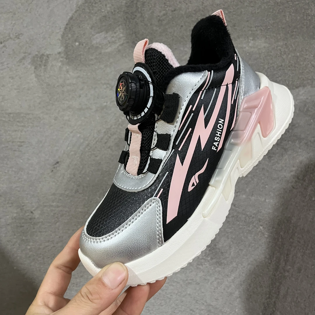 DT冬季1032加绒男女童老爹鞋23D