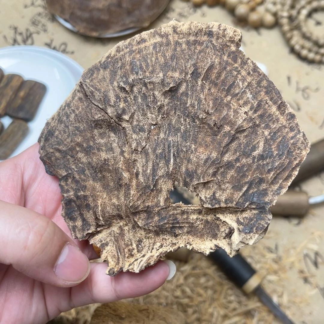 香料海南沉香野料黑油老头薰香料17克