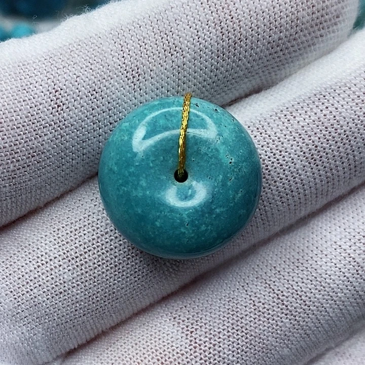 绿松石未镶嵌天然原矿 地大质检