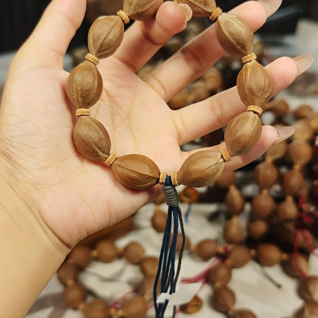 橄榄核手串/手链小****y1725三花