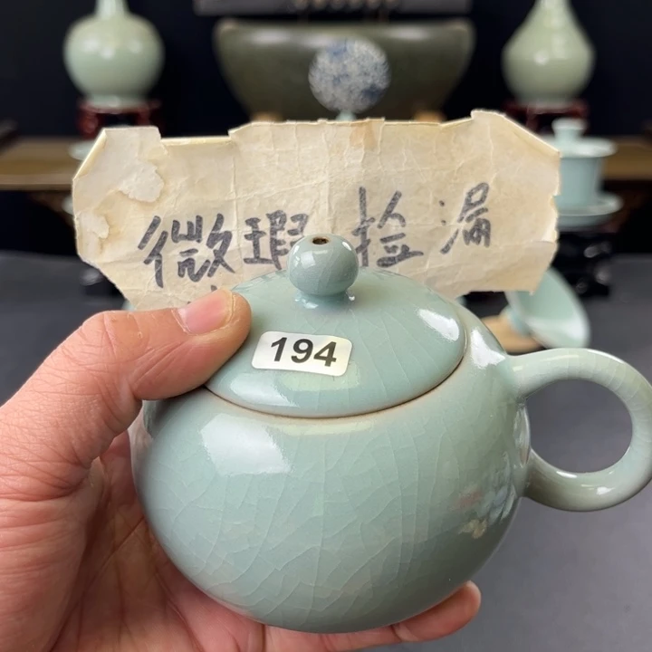 杯仿古釉汝官窑西施壶194号