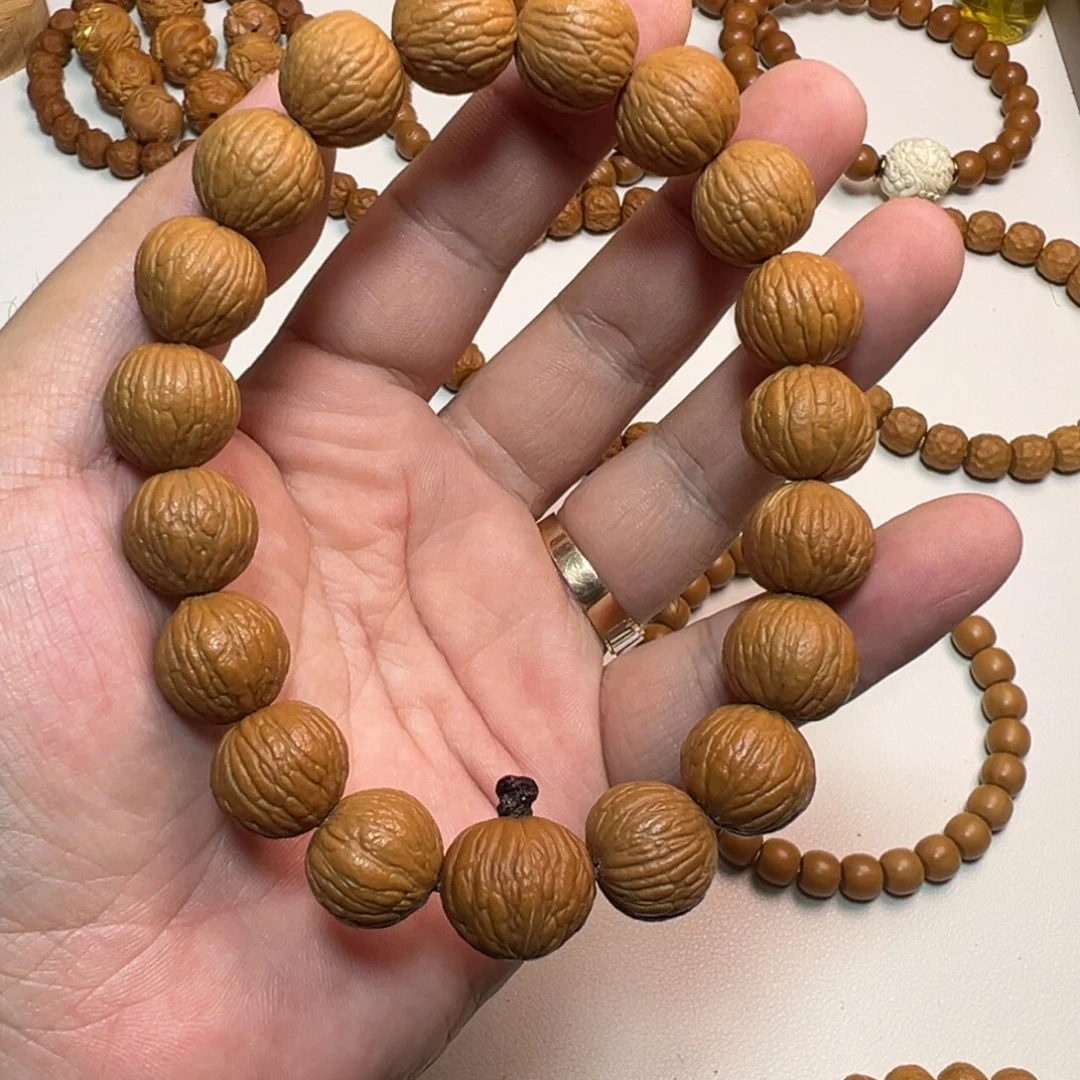 吊坠猴头核桃15+全品凤羽。体验款。保玩红。