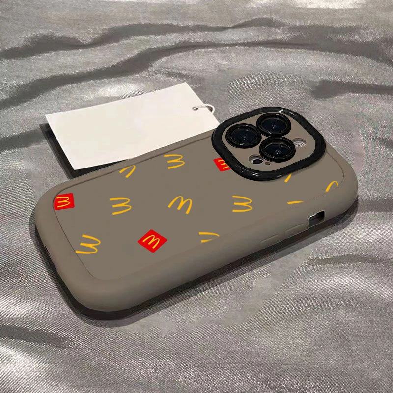 满屏M记标志适用iphone17苹果16promax1514手机壳泡芙131211全包