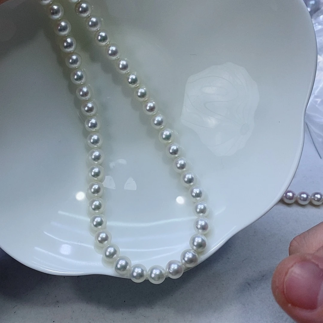 海水珍珠颈饰银S925镶嵌