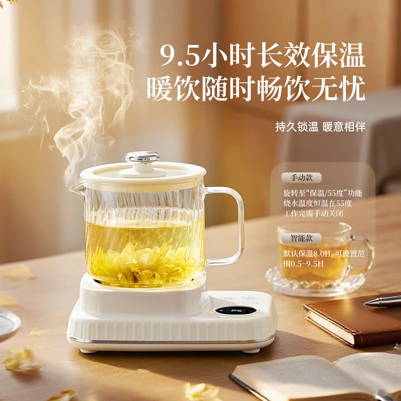 办公室保温迷你全玻璃养生壶静音电炖杯小型炖银耳精致送礼电热杯