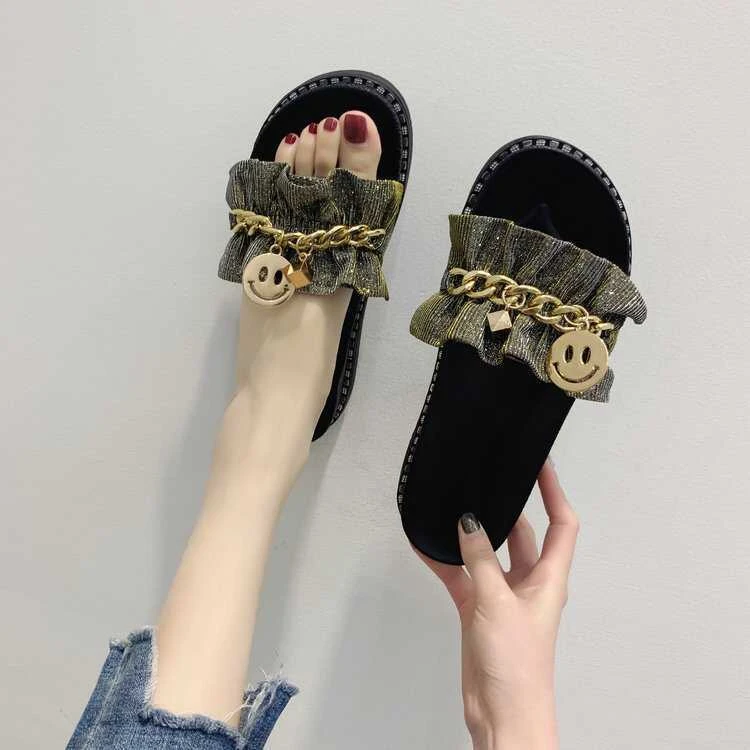 日本GP 软底松糕拖鞋女夏外穿2025年新款时尚ins潮厚底防滑凉拖