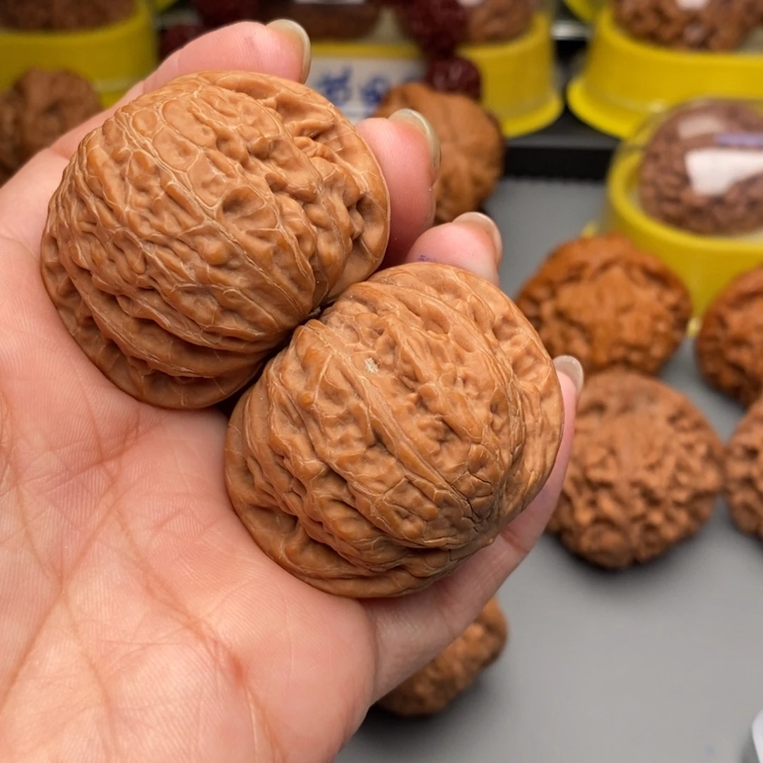 流***月木质类文玩核桃铁锤