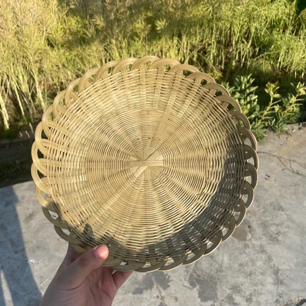 浅款27厘米荷花边青皮水果框