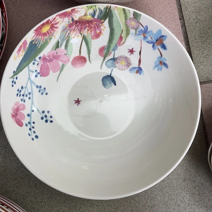 新骨瓷有明显瑕疵窝窝7.5寸6个微瑕尾货完美主义者慎拍