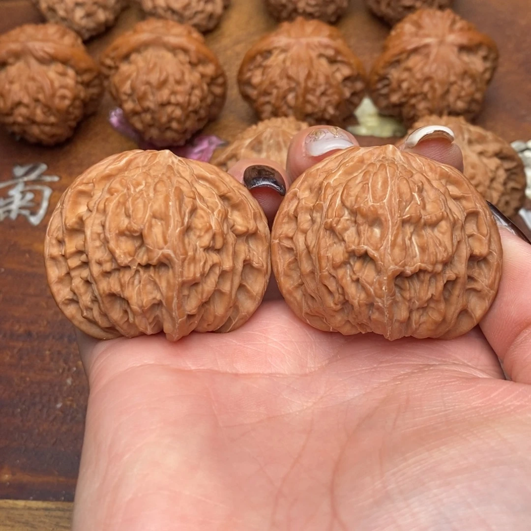 文玩核桃把件磨盘44 S15号