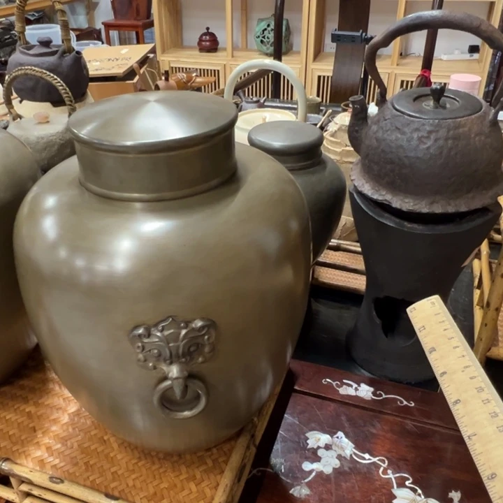 大号锡罐茶器茶器