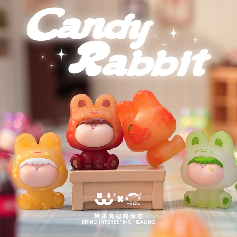 【喜玩TOY拆盒】阿玛莉莉丝糖果小兔萌粒潮玩盲盒收藏摆件可爱公仔