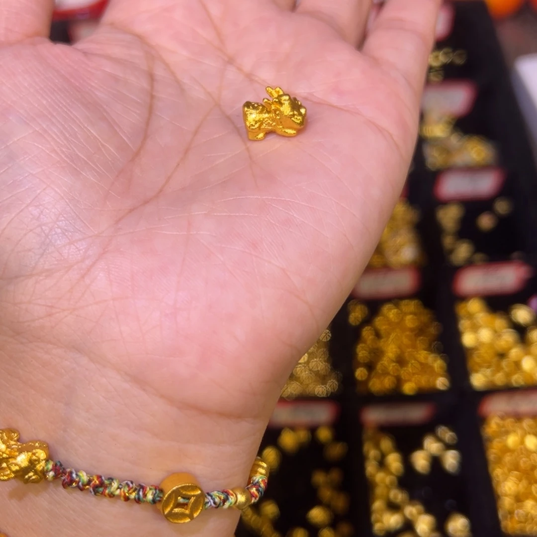 合金小貔貅穿孔1个