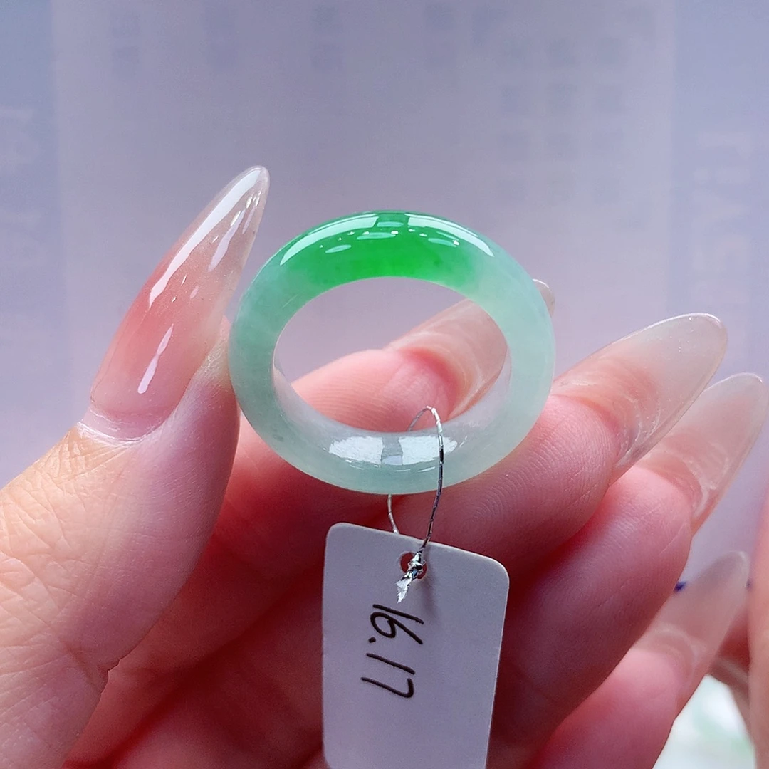 翡翠未镶嵌戒指缅甸A货